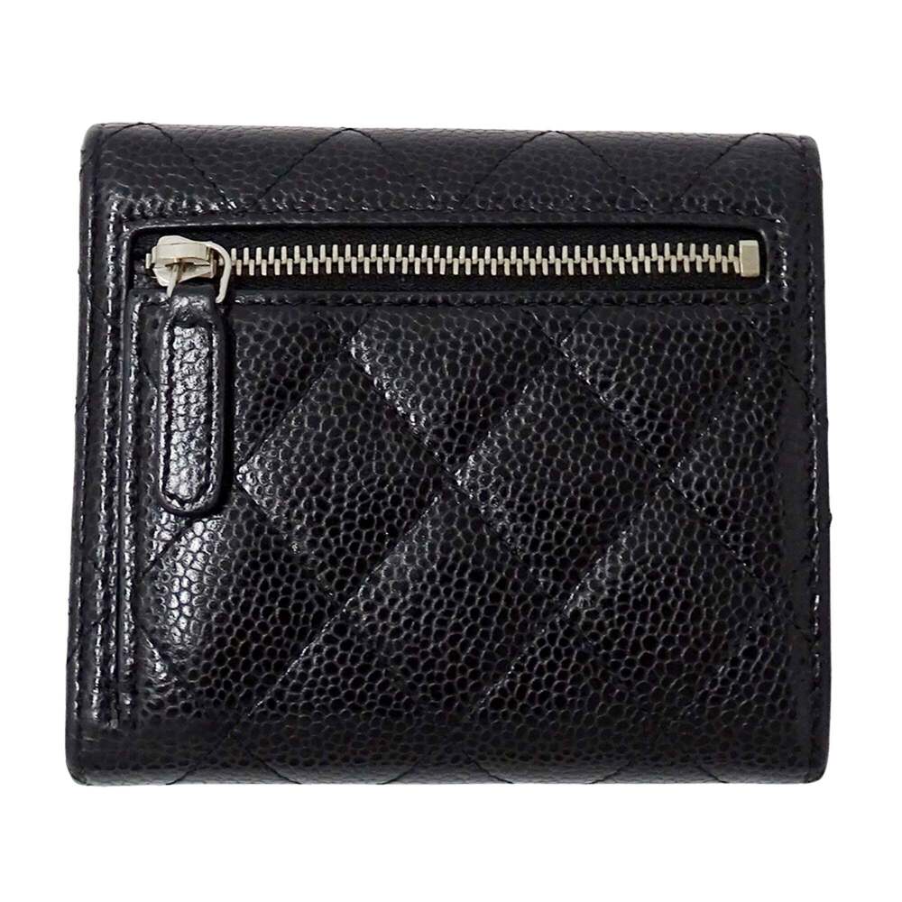 CHANEL Authentic Black Caviar Leather Wallet - Picture 2 of 15